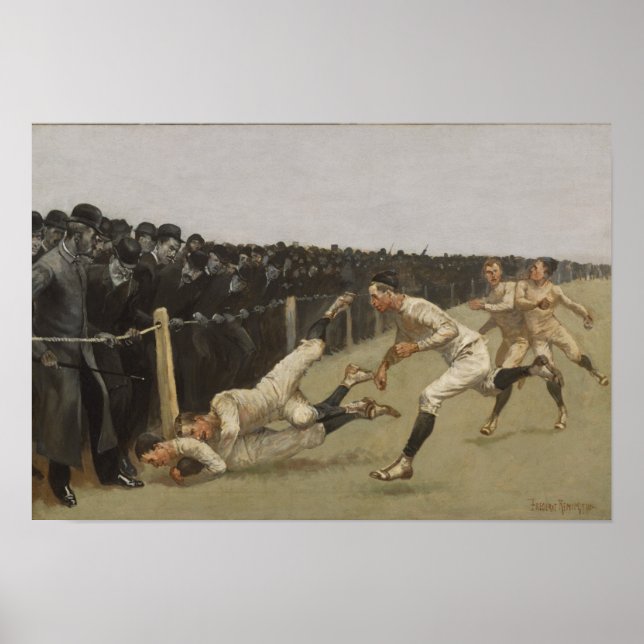 Affiches Touchdown, Yale vs Princeton, Thanksgiving Day, (Devant)