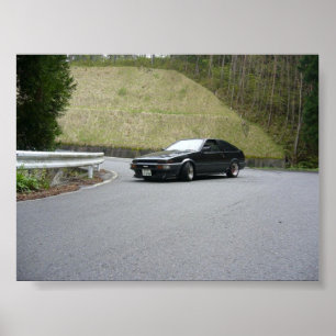 Affiches Touge et dérive AE86