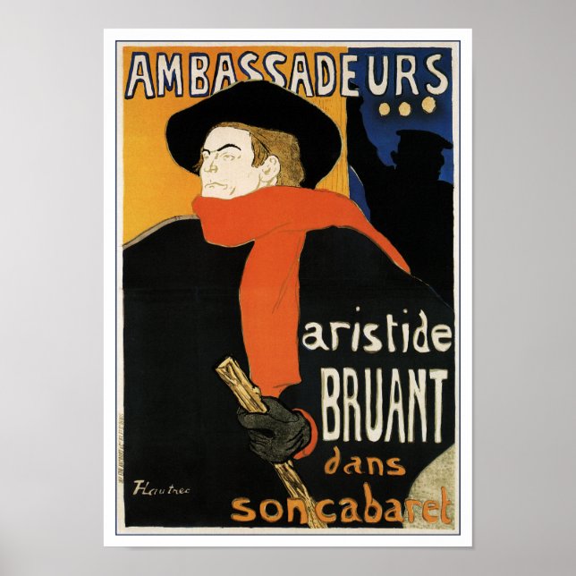 Affiches Toulouse-Lautrec : Ambassadeurs (Devant)