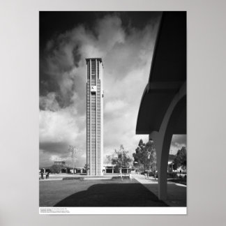 Affiches Tour Bell avec les arches à l'édifice de la biblio