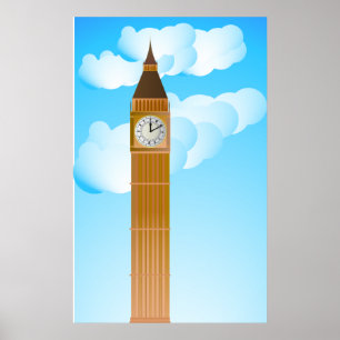 Affiches Tour de l'horloge et Big Ben