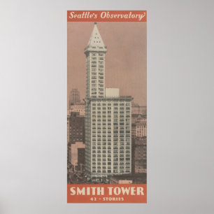 Affiches Tour de Smith, l'observatoire de Seattle
