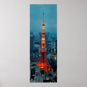 Affiches Tour de Tokyo par nuit ::