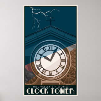 Affiches Tour d'horloge historique