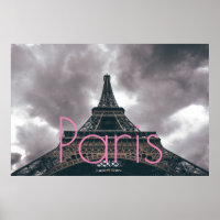 Tour Eiffel à Paris Ville d'Amour romantique