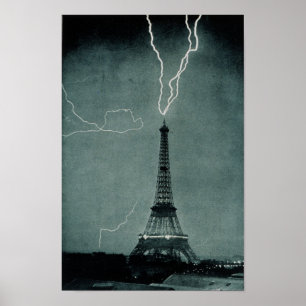 Affiches Tour Eiffel frappé
