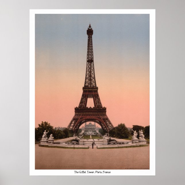 Affiches Tour Eiffel, Paris, France (Devant)