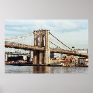 AFFICHES TOUR EST DU PONT BROOKLYN - NEW YORK