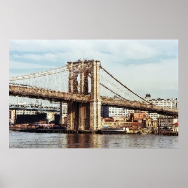 AFFICHES TOUR EST DU PONT BROOKLYN - NEW YORK (Devant)
