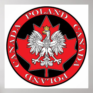 Affiches Tour Pologne Feuille Canada