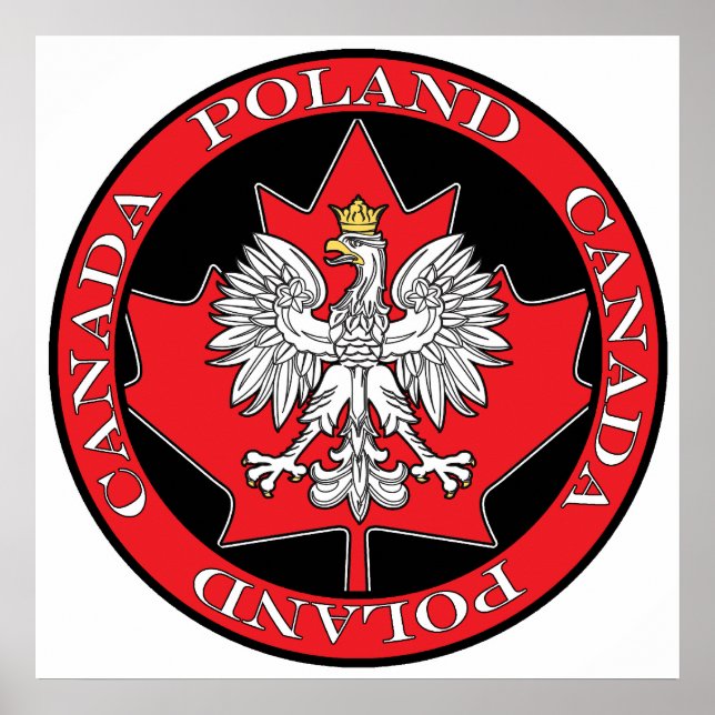 Affiches Tour Pologne Feuille Canada (Devant)