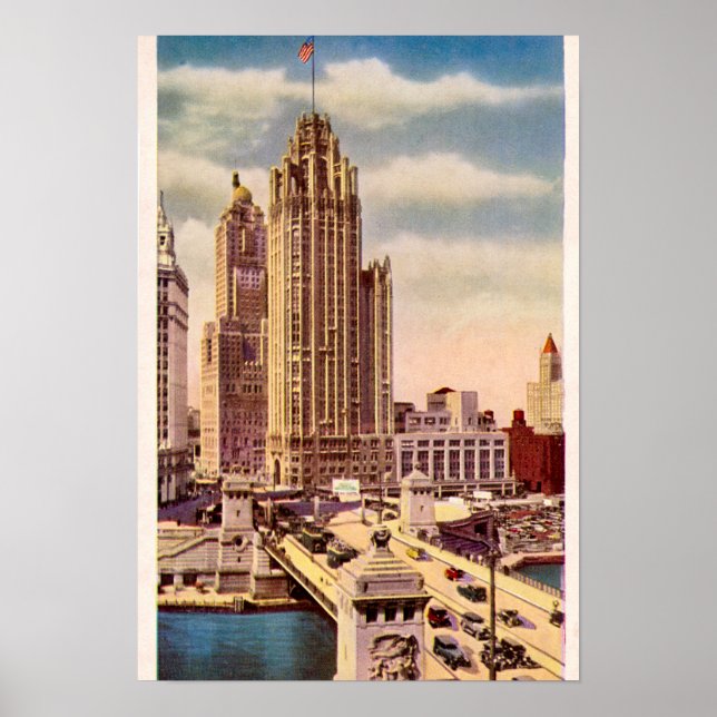 Affiches Tour Tribune de Chicago (Devant)