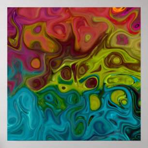 Affiches Tourbillonnant Covet Abstrait 5.12