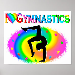 AFFICHES TOUT AUTOUR DU CHAMPION GYMNASTIQUE