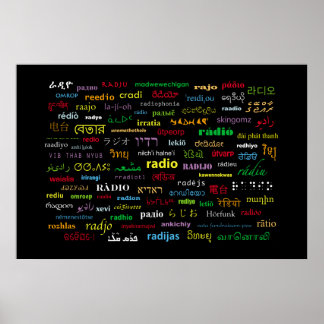 Affiches Tout comme vous le dites, c'est la radio