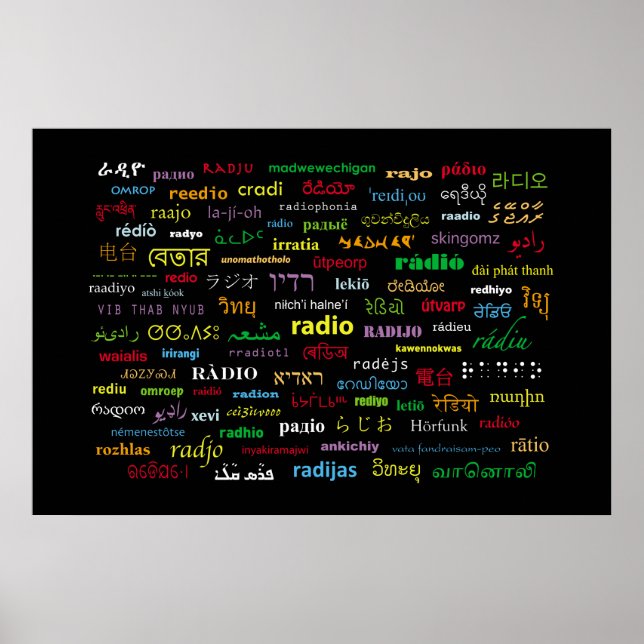 Affiches Tout comme vous le dites, c'est la radio (Devant)