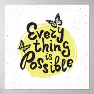 Affiches Tout est possible