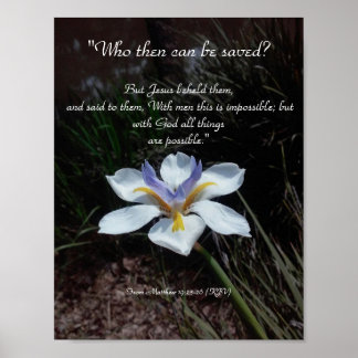 Affiches Tout est possible avec Dieu