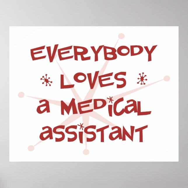 Affiches Tout Le Monde Aime Un Assistant Médicale (Devant)