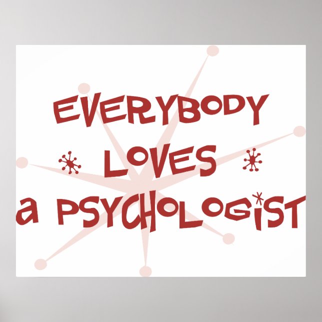 Affiches Tout Le Monde Aime Un Psychologue (Devant)
