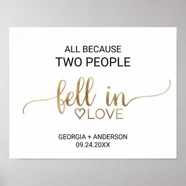 Affiches Tout simplement parce que deux personnes sont tomb (Devant)
