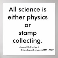 Toute science est physique ou timbre..