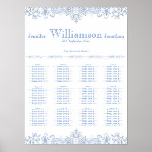 Affiches Toutes les fleurs de couleur - Mariage de rempliss