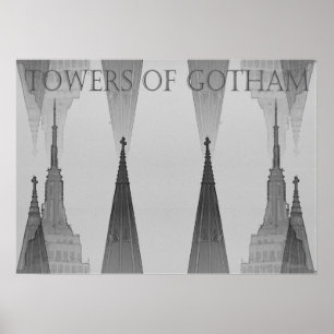 Affiches "Towers of Gotham" NYC 2006