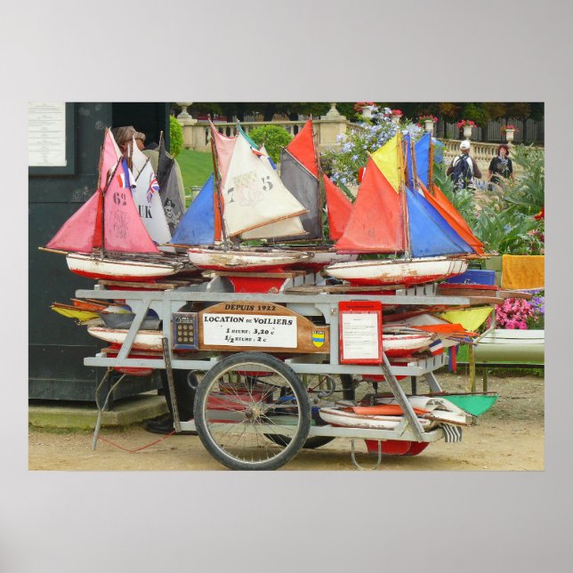 Affiches Toy Sailboats, Luxembourg Gardens, Paris (Devant)