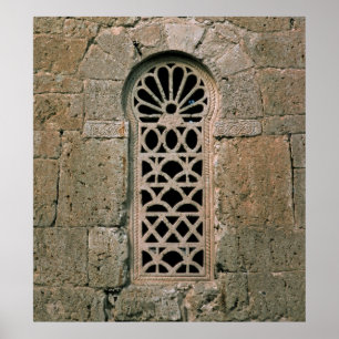 Affiches Tracerie de fenêtre, de la Basilique San Juan