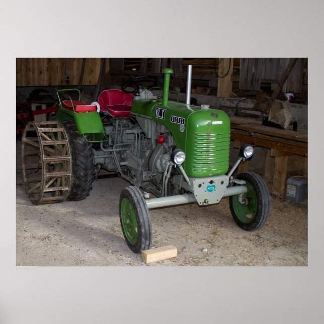 Affiches Tracteur Green Steyr KL I (Devant)