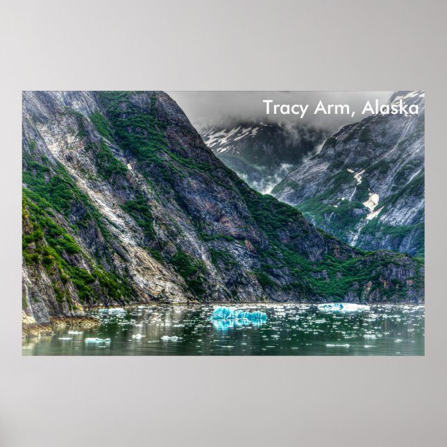 Affiches Tracy Arm, Alaska (Devant)