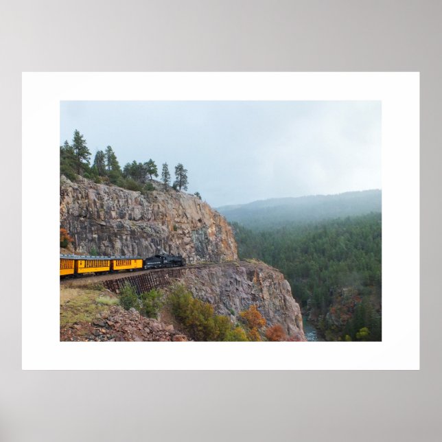 Affiches Train à vapeur pour Silverton (Devant)