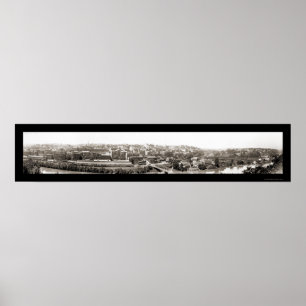 Affiches Train & City Lynchburg Photo 1915