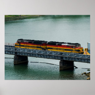 Affiches Train de canal de Panama
