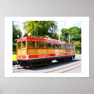 Affiches Train de montagne Snaefell