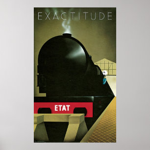Affiches Train Exactitude