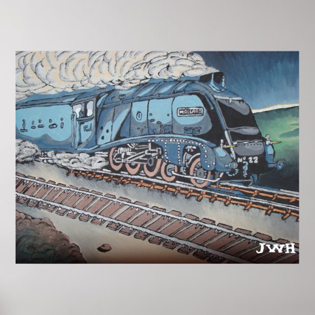 Affiches Train Mallard (Devant)