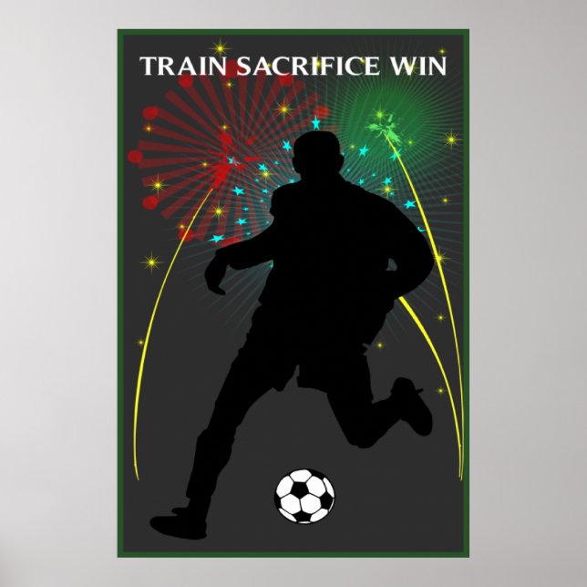 Affiches Train Sacrifice Gagnez l'affiche de football (Devant)