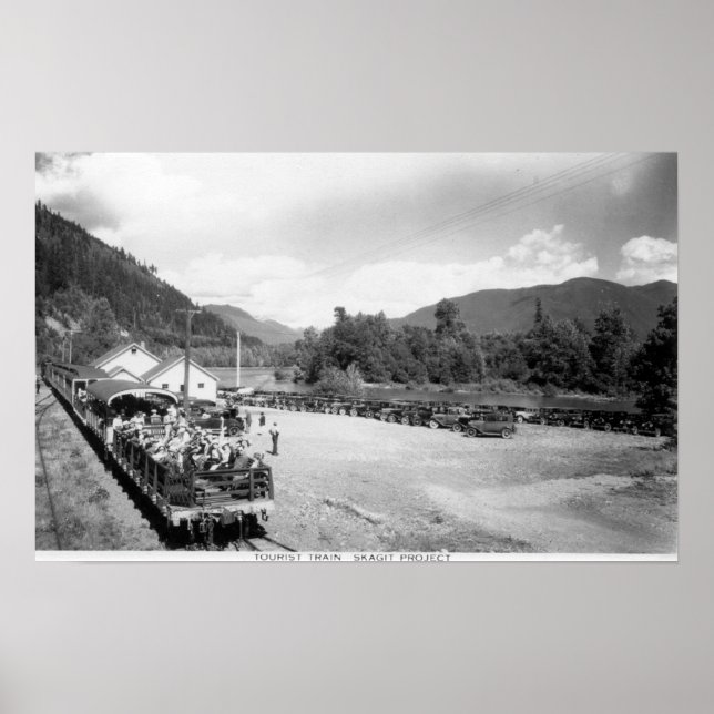 Affiches Train touristique du projet Skagit (Devant)