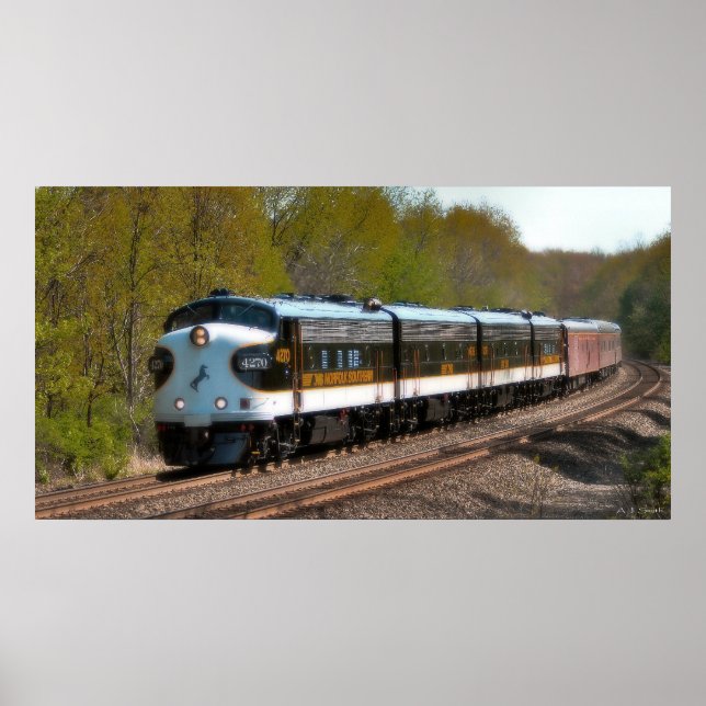 Affiches Train voyageurs classique (Devant)