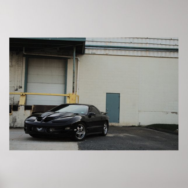 Affiches Trans-Am noir (Devant)