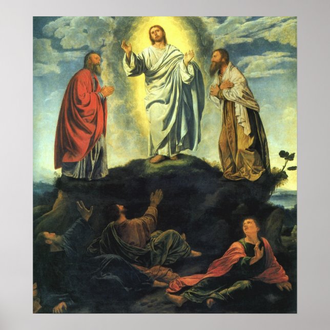 Affiches Transfiguration par Giovanni Girolamo Savoldo (Devant)