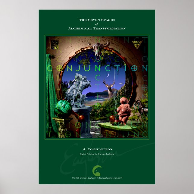 Affiches Transformations alchimiques 4 : Conjonction (Devant)