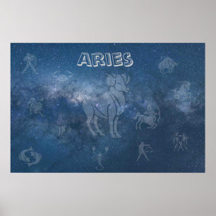 Affiches Transparent Aries
