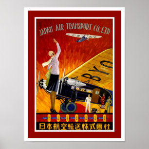 Affiches Transport aérien du Japon