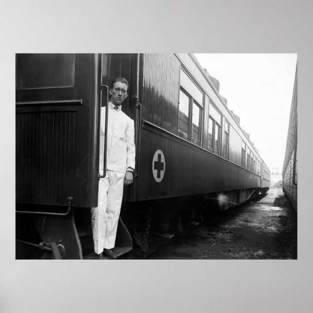 Affiches Transport sanitaire : 1917 (Devant)