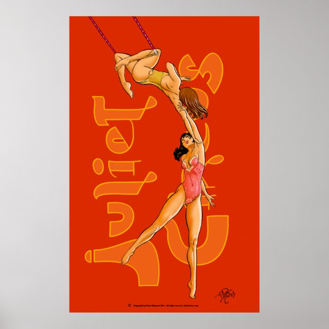 Affiches Trapeze Artists Acrobats Juliet Circus (Devant)