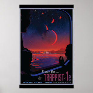 Affiches TRAPPIST-1e Exoplanet
