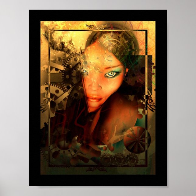 Affiches Travail intérieur 70's (Devant)